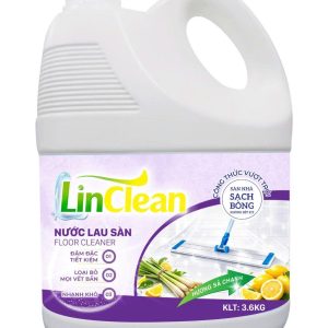 Nước lau sàn LINCLEAN hương sả chanh 3.6kg